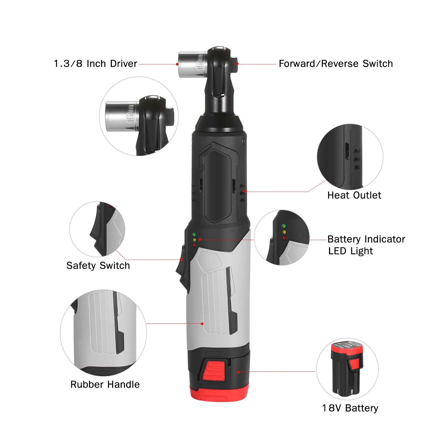 Аккумуляторный аккумулятор 240 дюйма 80 нм об/мин 18 в | Инструменты