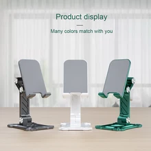 Desktop Phone Stand Folding Universal Tablet Holder Lazy Live Web Lesson Bracket Adjustable Telescopic Metal Portable Holder