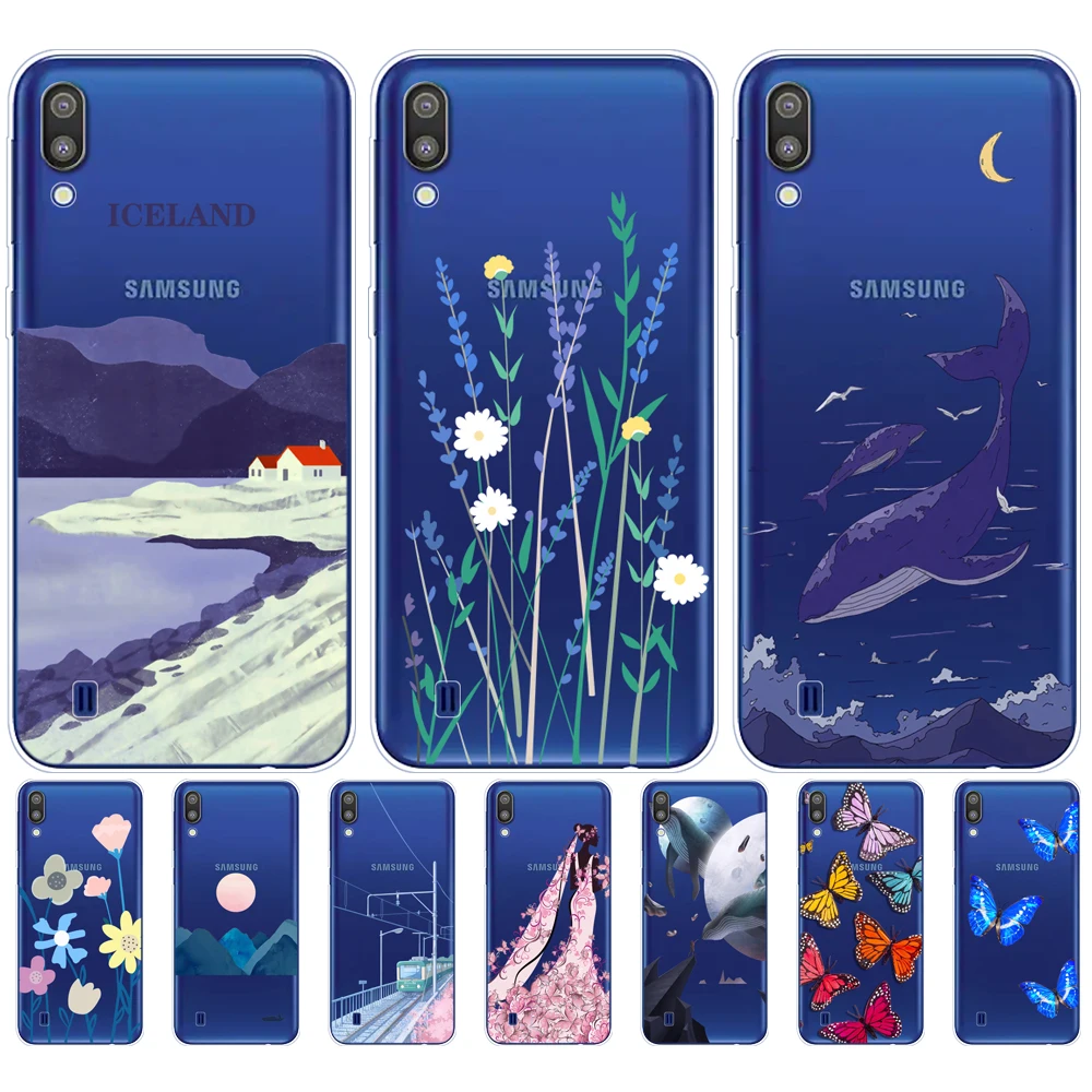 Мягкий силиконовый чехол-бампер для Samsung Galaxy M10 M105f