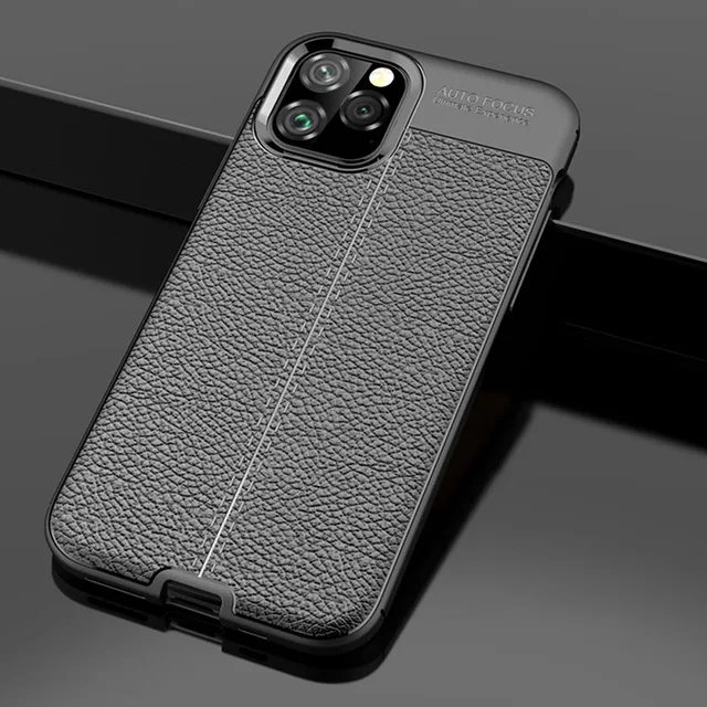 Для iPhone 11 Pro Max 11Pro роскошный противоударный матовый чехол s Чехол кожаный чехол из углеродного волокна для Apple iPhone11 Pro Max чехол s