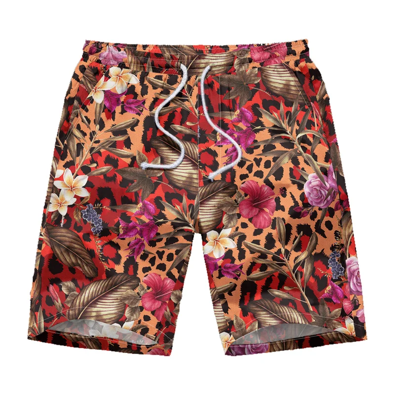 

2020 men's summer new beach pants casual fashion digital printed Pants Large