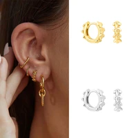 isueva cubic zircon hoop earrings gold filled punk hip hop small earrings ear piercing for women party jewelry wholesale