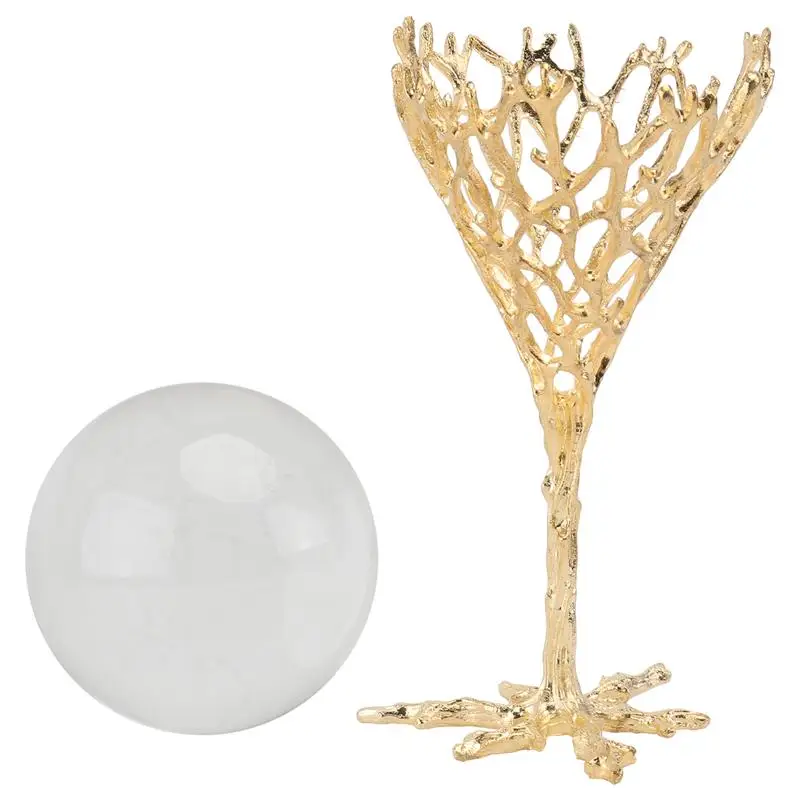 

1pc Nordic Style Crystal Ball Decor Unique Nordic Style Crystal Ball Decor Desktop Decor