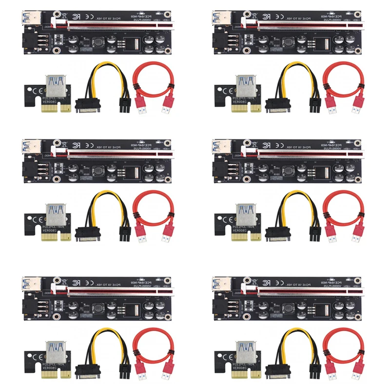 

VER 009S плюс переходная карта PCI-E 60 см USB 3,0 переходная карта PCI Express Extender 1X для 16X удлинитель для головок Адаптерная плата PCIe для GPU Mining