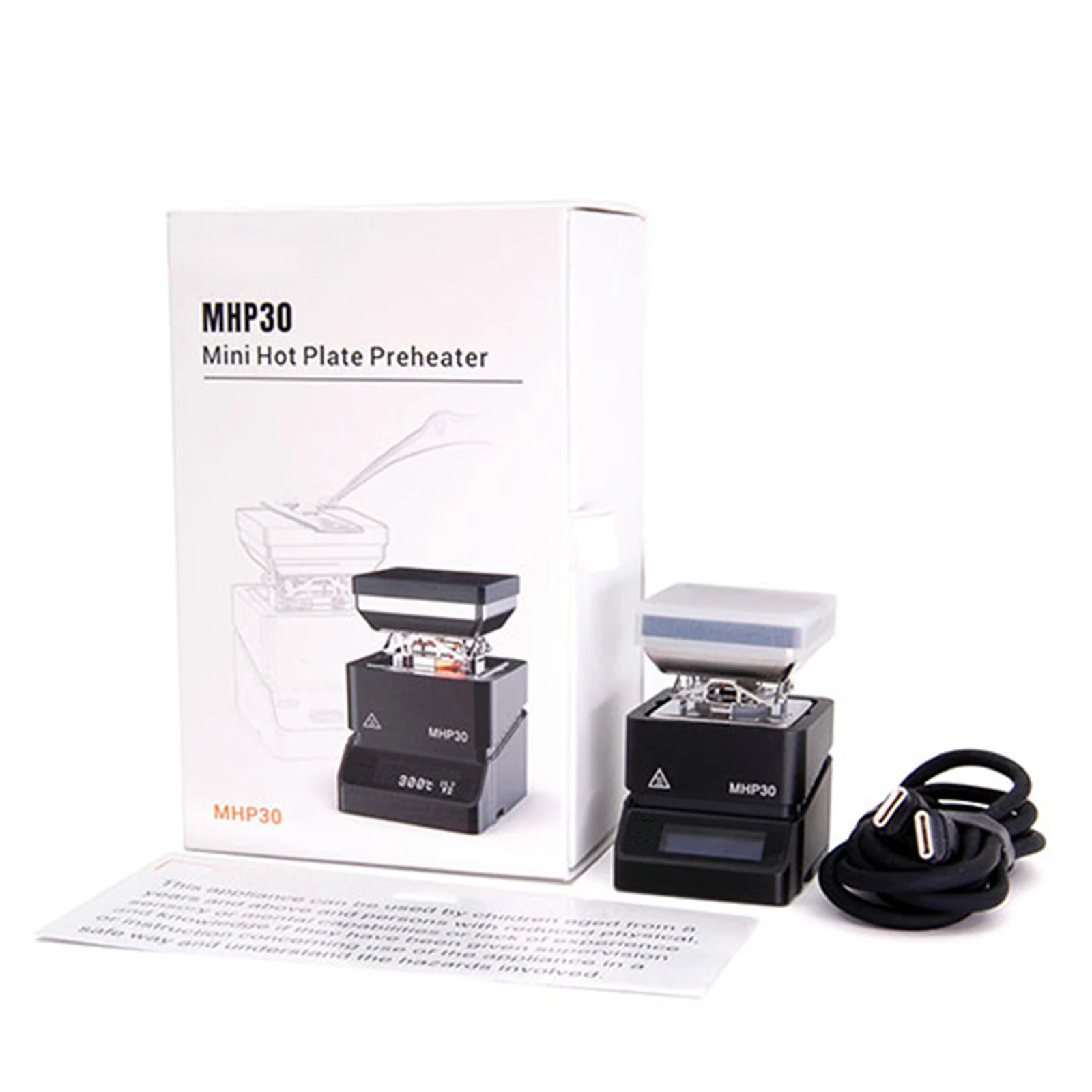 Hot Plate Preheater Soldering Stations Heating Constant Temperature Portable Electric For SMD Built-in OLED Display Screen Mini |