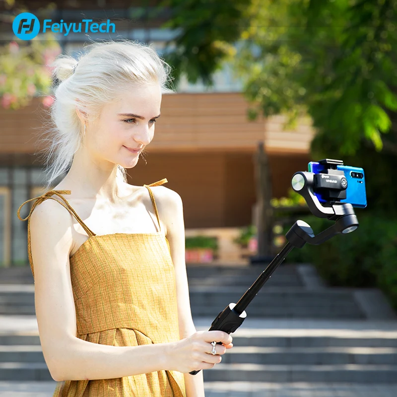FeiyuTech Vimble 2S Gimbal смартфон стабилизатор 3 осевой удлинитель для IPhone Huawei Xiaomi Stabilisateur