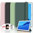 Магнитный чехол для HUAWEI Mediapad M5 lite 8,0 JDN2-W09, кожаный чехол-подставка для Huawei Mediapad m5 lite 8, Чехол + пленка + стилус
