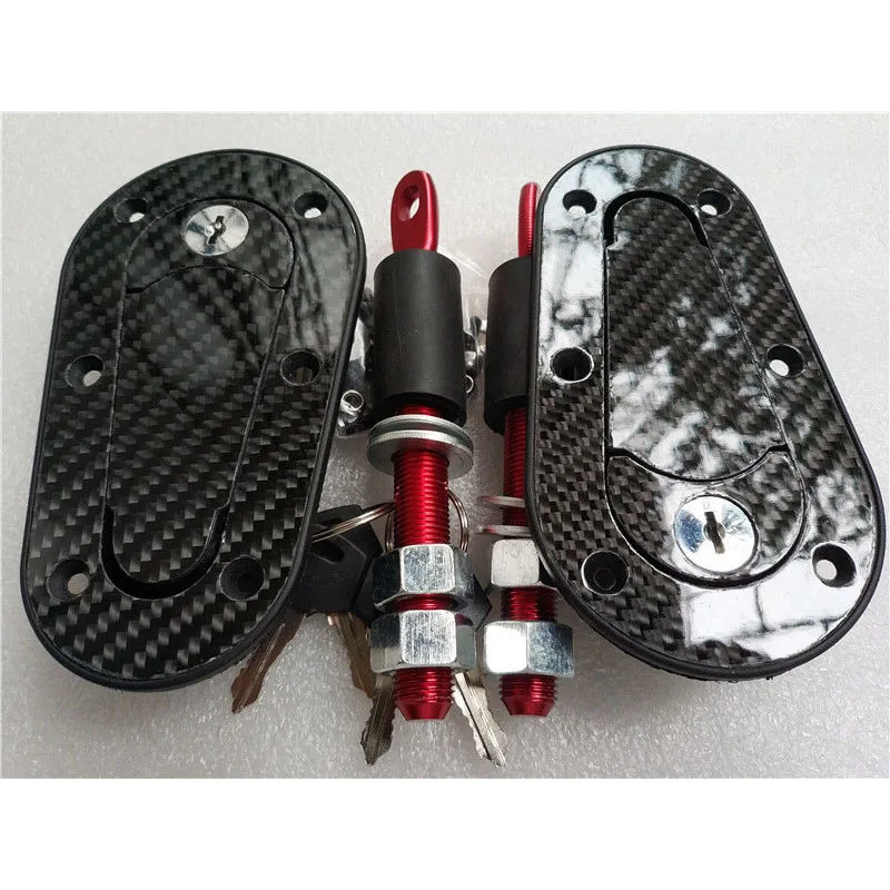 Гоночный автомобиль из углеродного волокна капот Pin Plus заподлицо Защелка