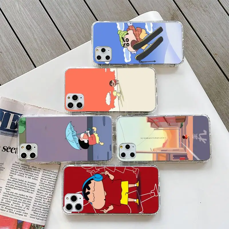 

Cartoon Crayons Shin cute Chan Phone Case Phone Case For iPhone 6 7 8 Plus 11 12 ProMax X XR XS Max SE Soft cover