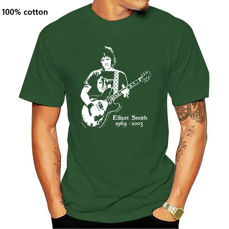 

New Print T Shirt Summer Style Hot Elliott Smith Xo Indie Pop Indie Pop Black T Shirts 100% Cotton