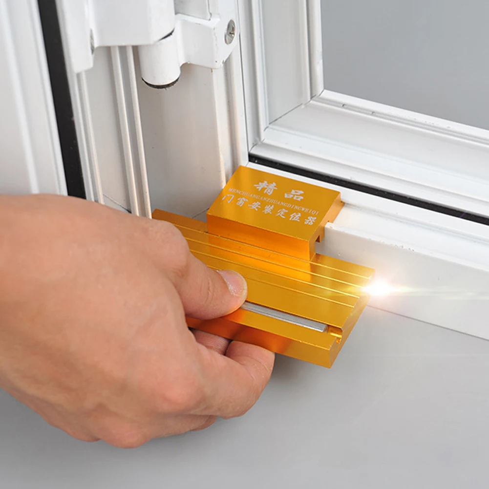 

2 PCS Door Window Installation Tool Aluminum Alloy Home Office Hotel Door Window Positioning Tool Quick Installation Tools