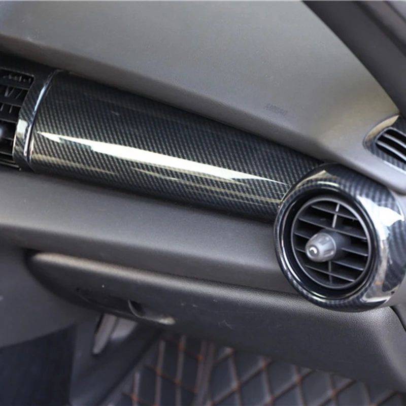 Carbon Fiber Car Dashboard Trim Console Panel Cover for MINI Cooper F55 F56 One 3 Doors 2014-2021 | Gauge Sets &amp Dash Panels