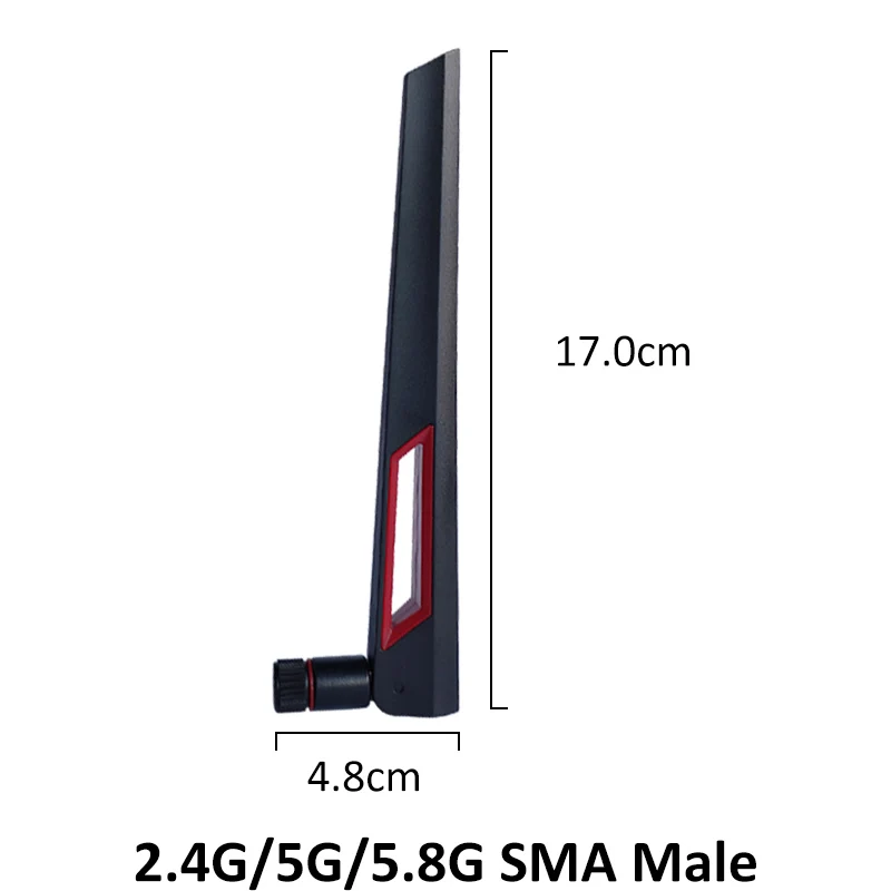 20 шт 2 4 GHz 5GHz 5 8 Ghz антенна реальный 8dBi SMA штекер двухдиапазонный wifi беспроводная