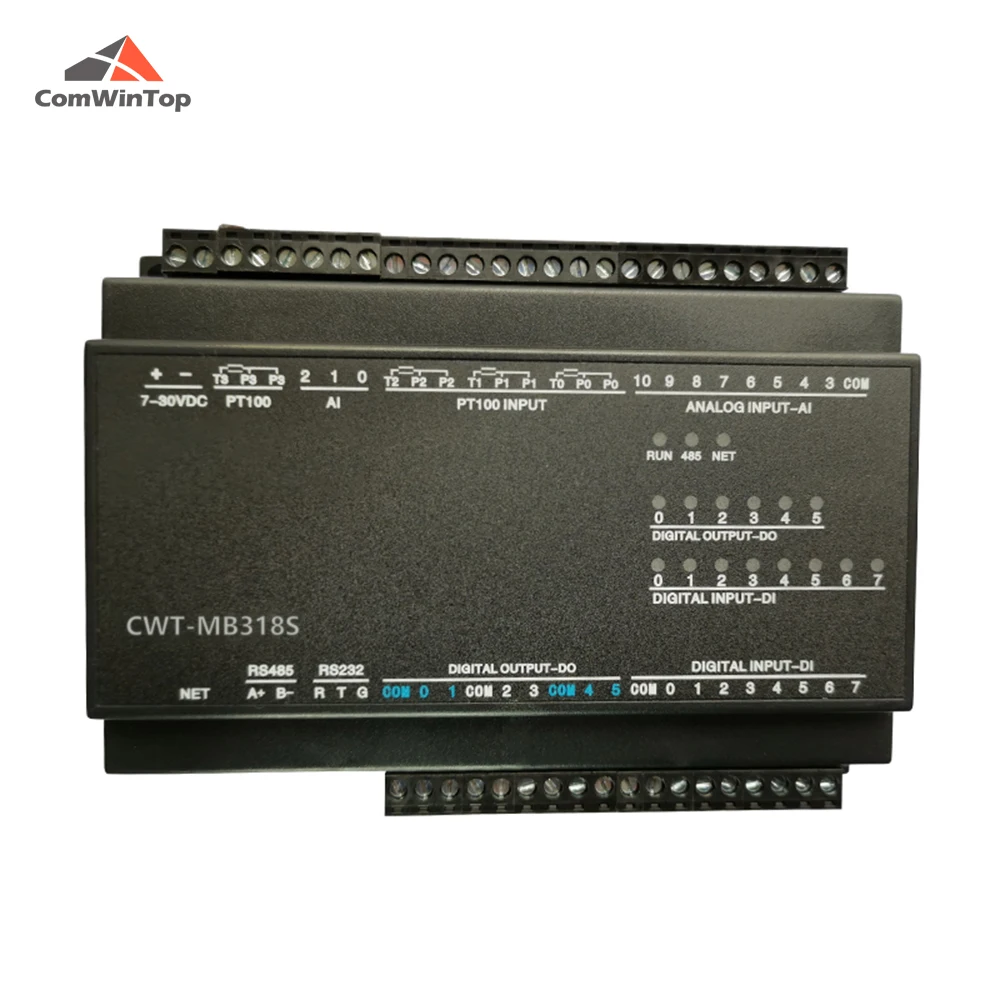 

Модуль сбора данных CWT-MB318S 4PT + 11AI + 8DI + 6DO PT100 RS485 RS232 Ethernet Modbus Rtu Tcp Io