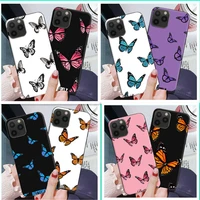 2021 print for iphone 12 12pro 13 case phone case for iphone 12 mini 11 promax 8 7 plus x xs max xr cover cute cartoon butterfly