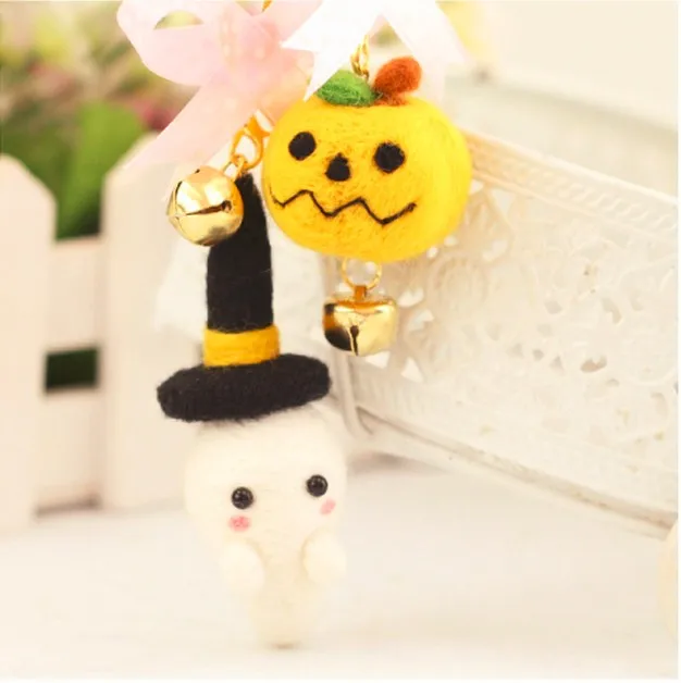 Счастливого Рождества телефон кулон набор для рукоделия x mas шерсть войлок иглы