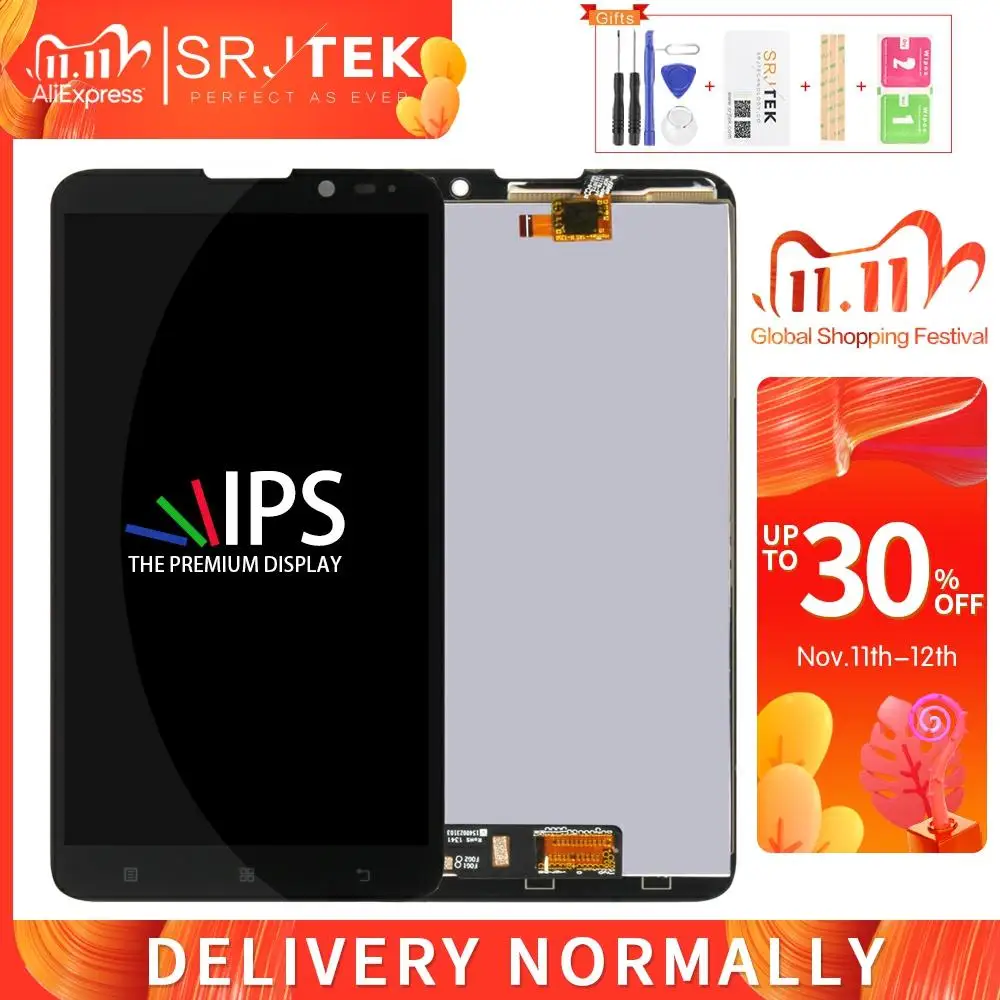 

screen for Lenovo S939 LCD Display Touch Digitizer Glass Front Lens 6.0inch 1280*720 Frame For Lenovo S939 Display touchscreen