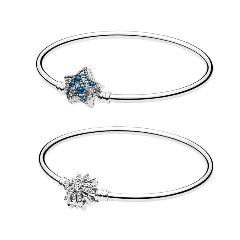 

925 Sterling Silver Pan Bracelet Midnight Star Stringed Bracelet Set To Send Girlfriend Jewelry Gift