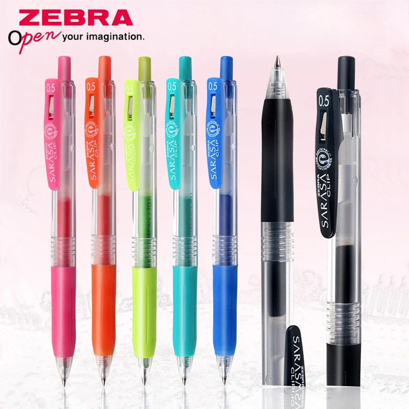 

1pcs Japanese Zebra Press Gel Pen JJ15 Water-based Color Candy Hand Account Student Writing Smoothly with 0.5mm