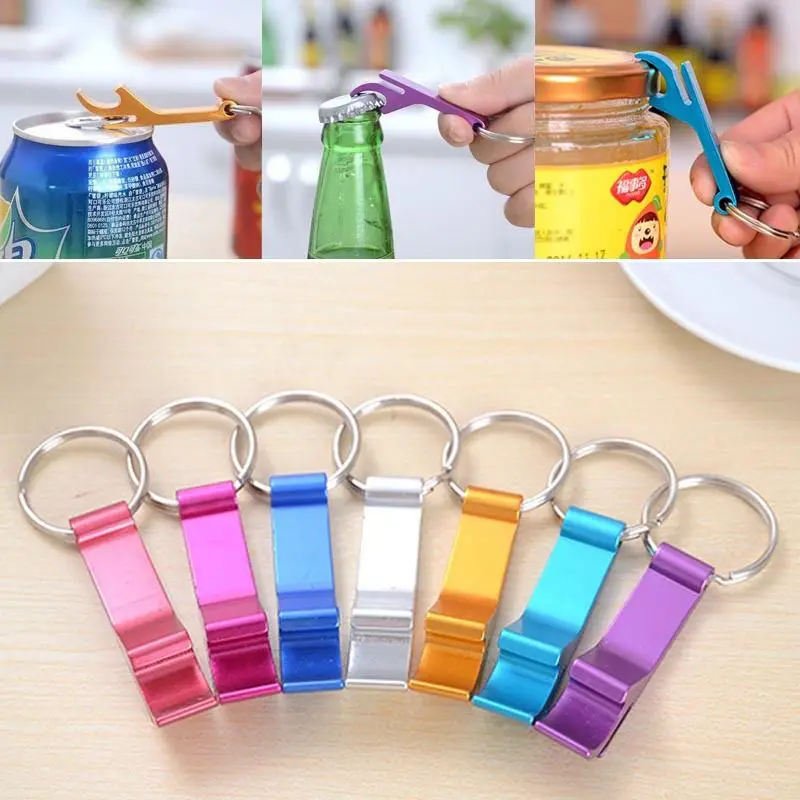 

Bottle Opener Key Ring Chain Keyring Keychain Metal Beer Bar Tool Claw Gift Car Styling Accessories Decoration 1pc