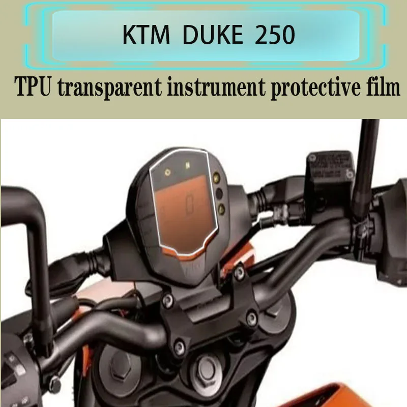 

Motorcycle nstrument protective film modified attachment thick transparent Gao For KTM DUKE250 200RC390 waterproof