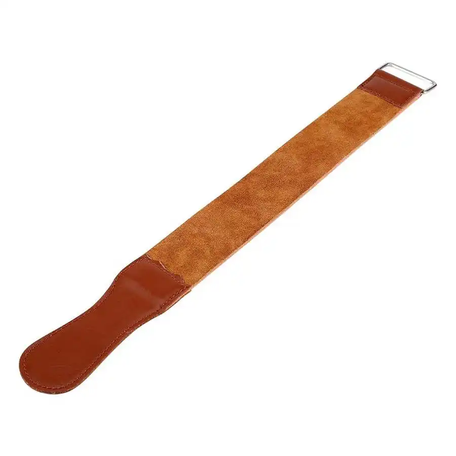 

1pcs Manual Strop Straight Barber Shaving Sharpening Strap Tool Brown UK