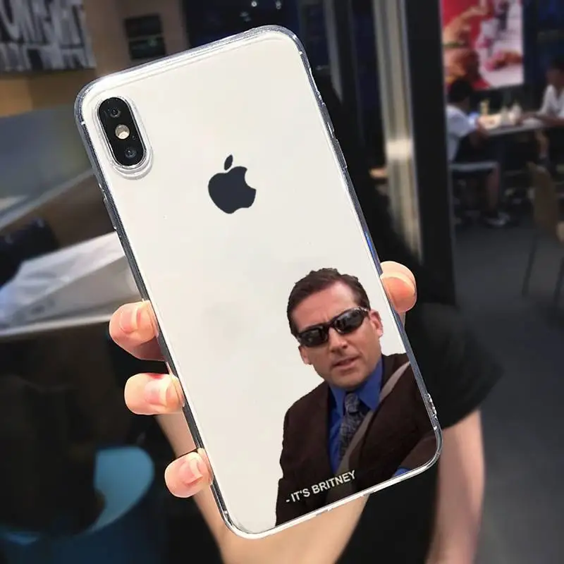 the office tv show funda cover coque phone case transparent soft for iphone 5 c se 6 s 7 8 11 12 13 plus mini x xs xr pro max free global shipping
