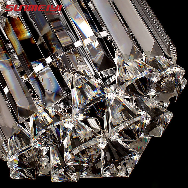 

YSN Modern Crystal LED Ceiling lights For Living room candeeiro de teto para quarto Crystal Ceiling Lamp Home Decoration