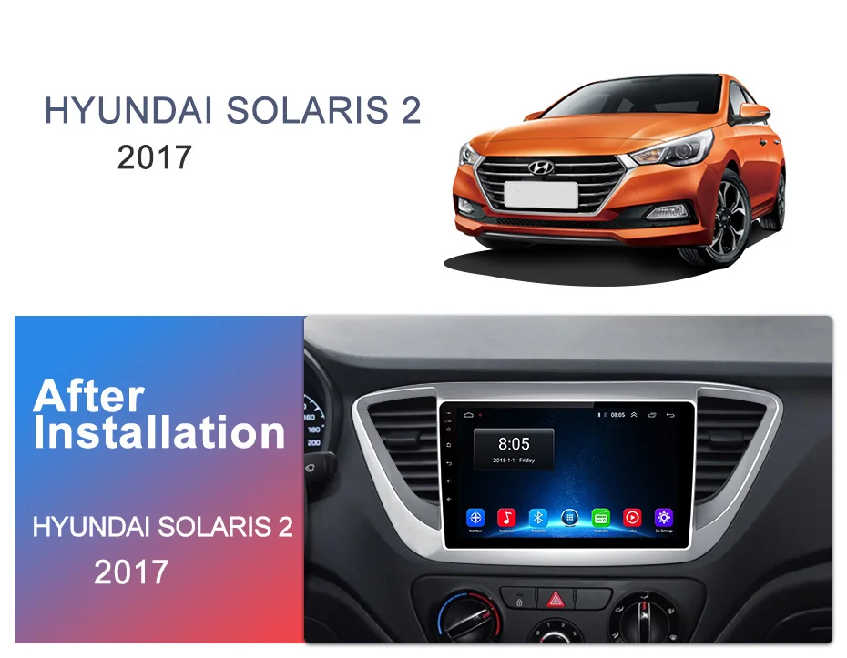 Junsun V1 2G+ 32G Android 9,0 для hyundai solaris Verna автомобильный Радио Мультимедийный видео плеер gps RDS 2 din dvd