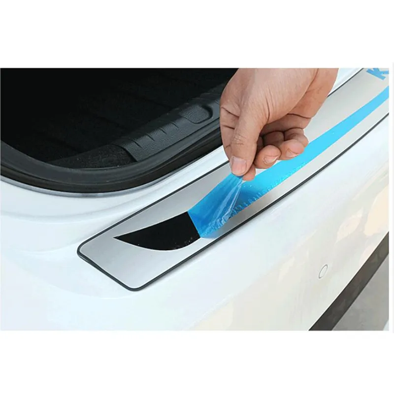 Защитная накладка на задний багажник Накладка порог двери Стайлинг автомобиля