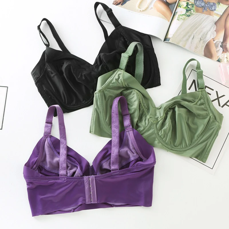 Женский Гладкий бесшовный бюстгальтер большого размера размеры