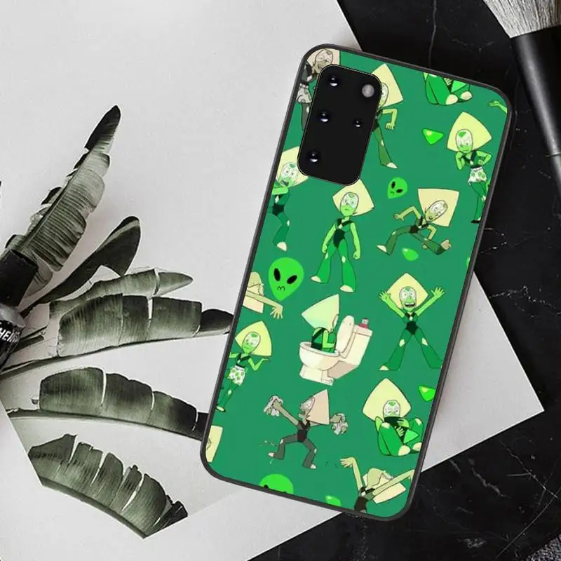 Мягкий силиконовый чехол для телефона PENGHUWAN STEVEN UNIVERSE PERIDOT из ТПУ Samsung S20 plus Ultra S6 S7