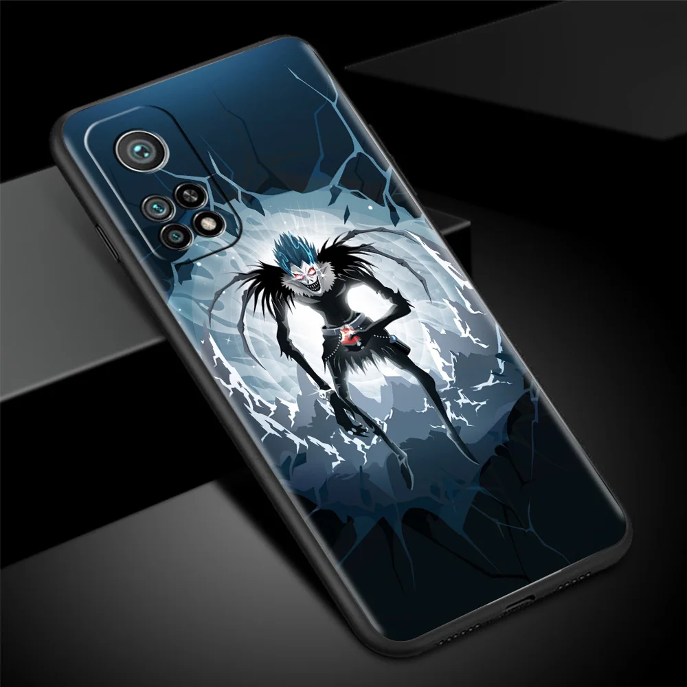 black soft cover for xiaomi mi poco x3 nfc 10t pro m3 11 note 10 lite 9 9t f3 a2 f1 silicone phone case anime death note fundas free global shipping