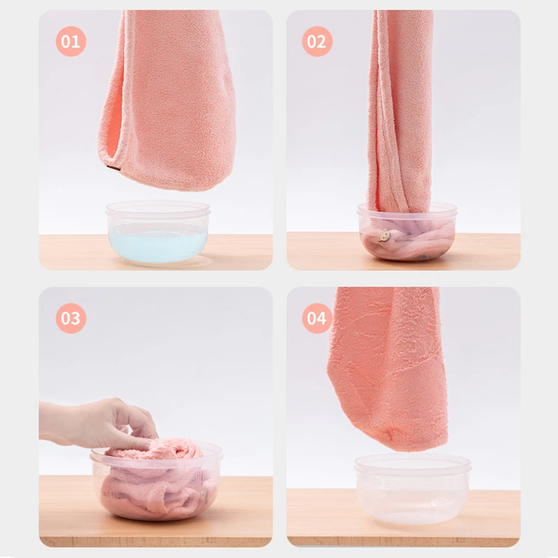 1 шт. микрофибра после душа для сушки волос обертка женщин и девушек Дамское