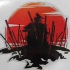 Забавная японская наклейка на автомобиль Самурай, аксессуары, Виниловая наклейка, ПВХ для мотоцикла, JDM, Opel, Astra, Mitsubishi, Chevrolet