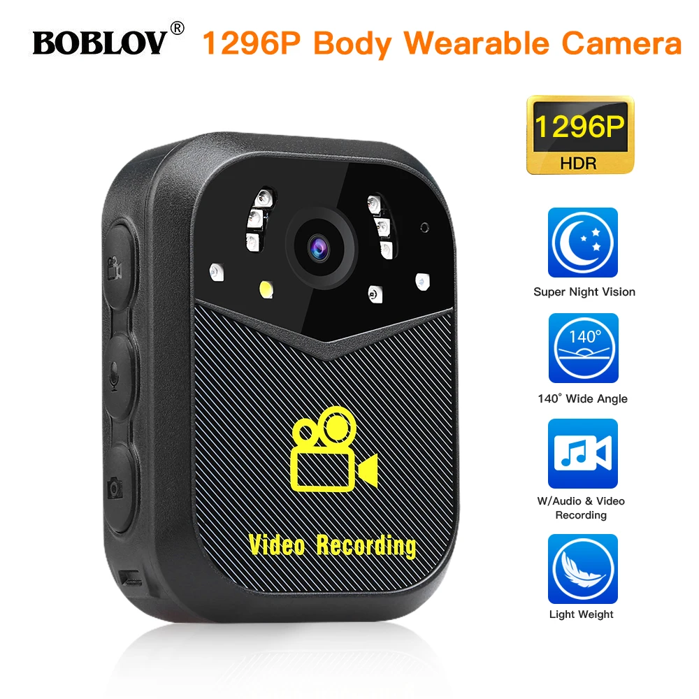 Камера видеонаблюдения BOBLOV S11296P GPS Wi Fi приложение для контроля тела камера