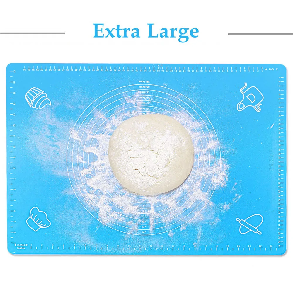 Очень большой силиконовый коврик для выпечки многоразовый антипригарный