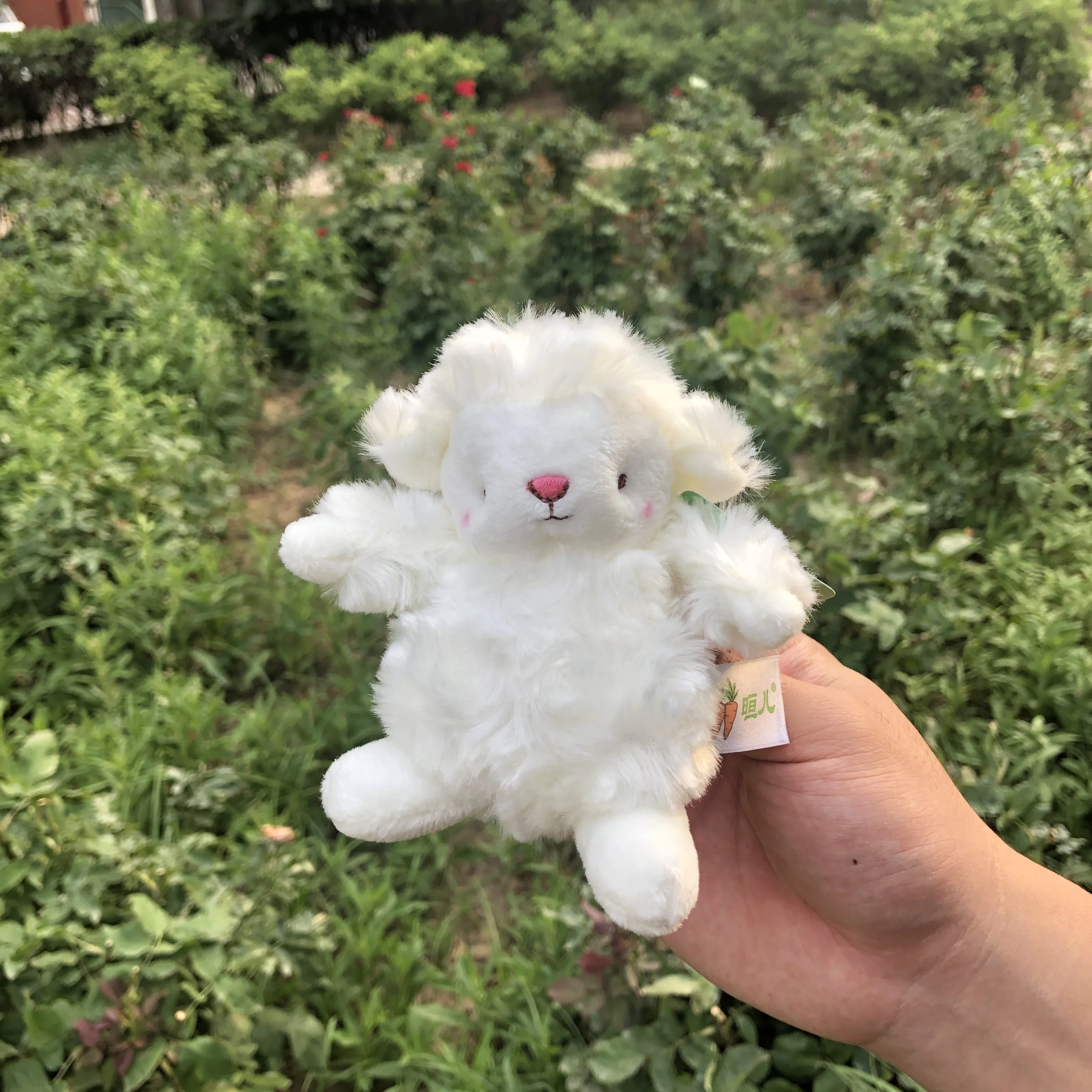 Web celebrity ins cute cartoon love sheep plush doll pendant key chain girl personality creative hanging ornaments | Игрушки и хобби