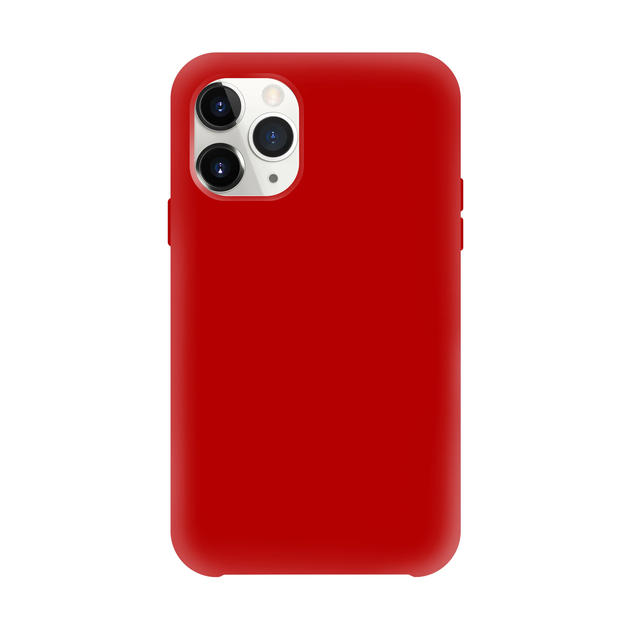 Оригинальный официальный силиконовый чехол для iPhone 11 задняя крышка с логотипом