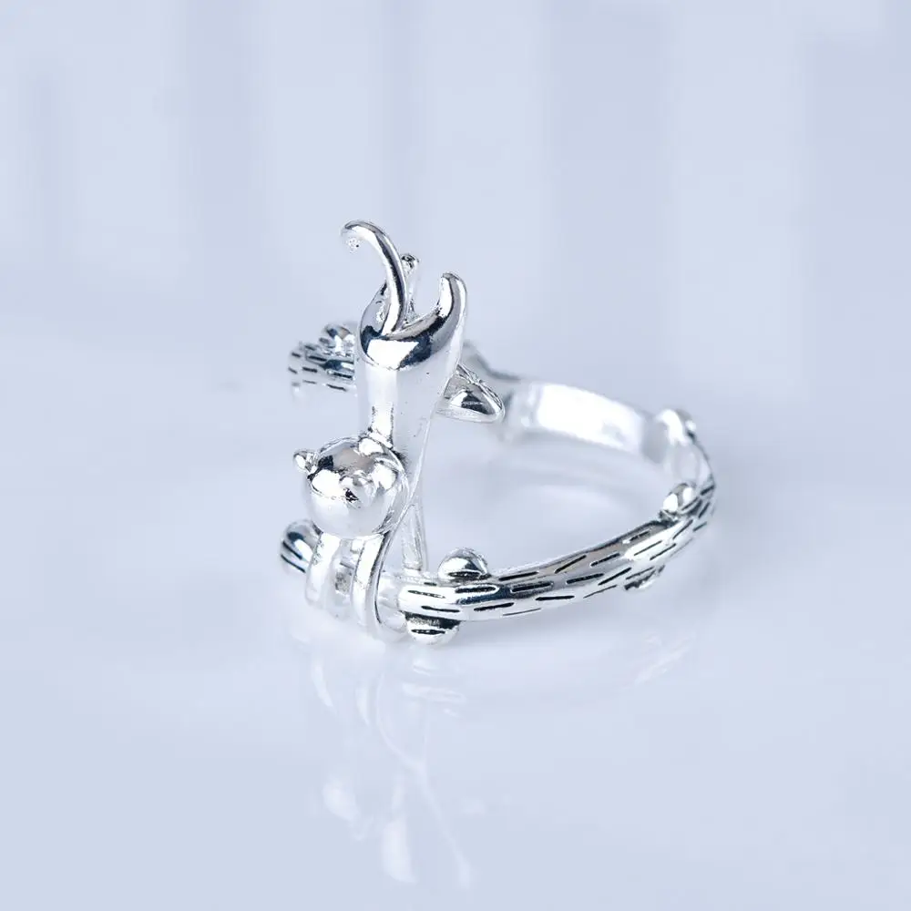 Женское кольцо MENGYI маленькое с котом вечерняя бижутерия хороший подарок на день