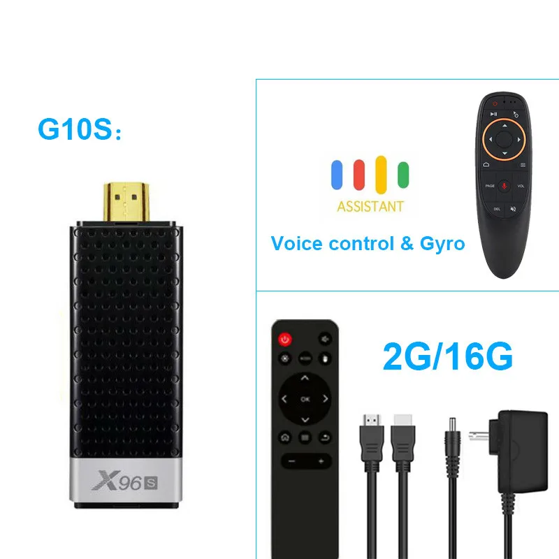 X96s Smart 4 K Android 8,1 ТВ Box Amlogic S905Y2 DDR4, 4 Гб оперативной памяти, 32 Гб встроенной памяти, X96 Мини ПК ТВ палка 5G Wi-Fi Bluetooth 4,2 ТВ ключа Media Player - Цвет: 2G16G G10S