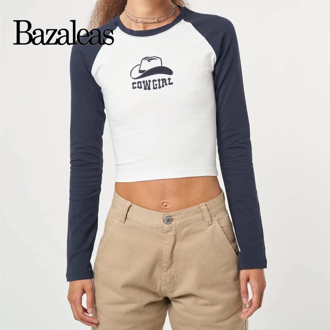 

Casual Slim Tshirt Crop Top Streetwear Cropped Women Women T-shirt Vintage Tops
