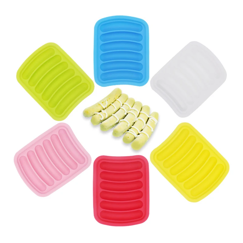 Homemade DIY Sausage Maker Silicone Mold Hot Dog Handmade Ham Mould Kitchen Making And Refrigerated Cake Tool | Дом и сад
