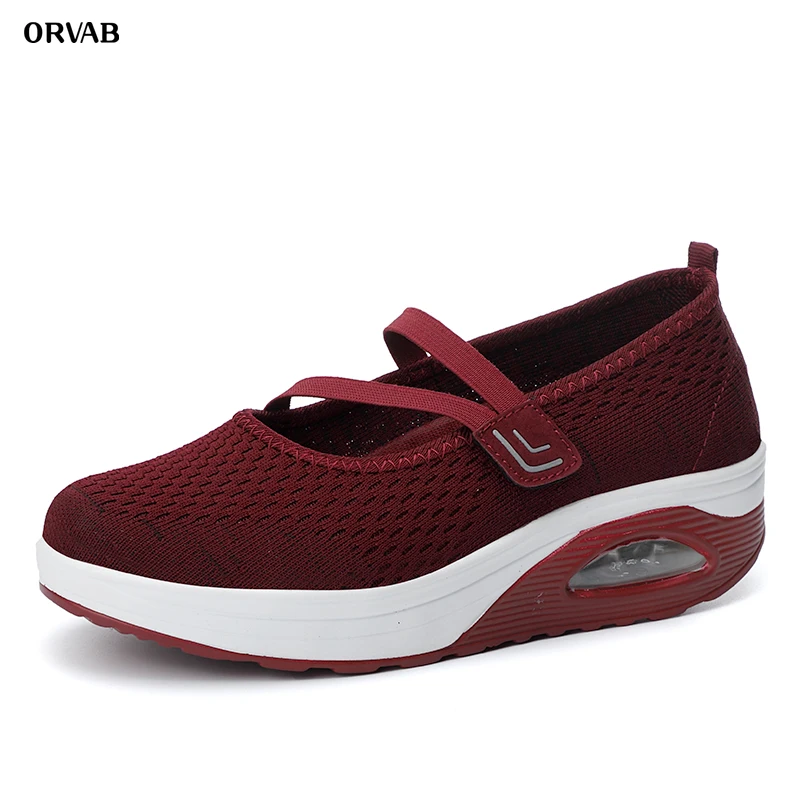 

High Quality Women's Shoes Slip On Weave Mesh Summer Walking Shoes Woman Soft Comfortable Non-slip Casual Sneakers Women Light
