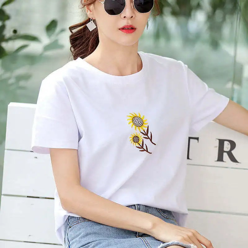 

2021 int Women tshirt Casual Funny t shirt For Lady Top Tee Hipster Tumblr White