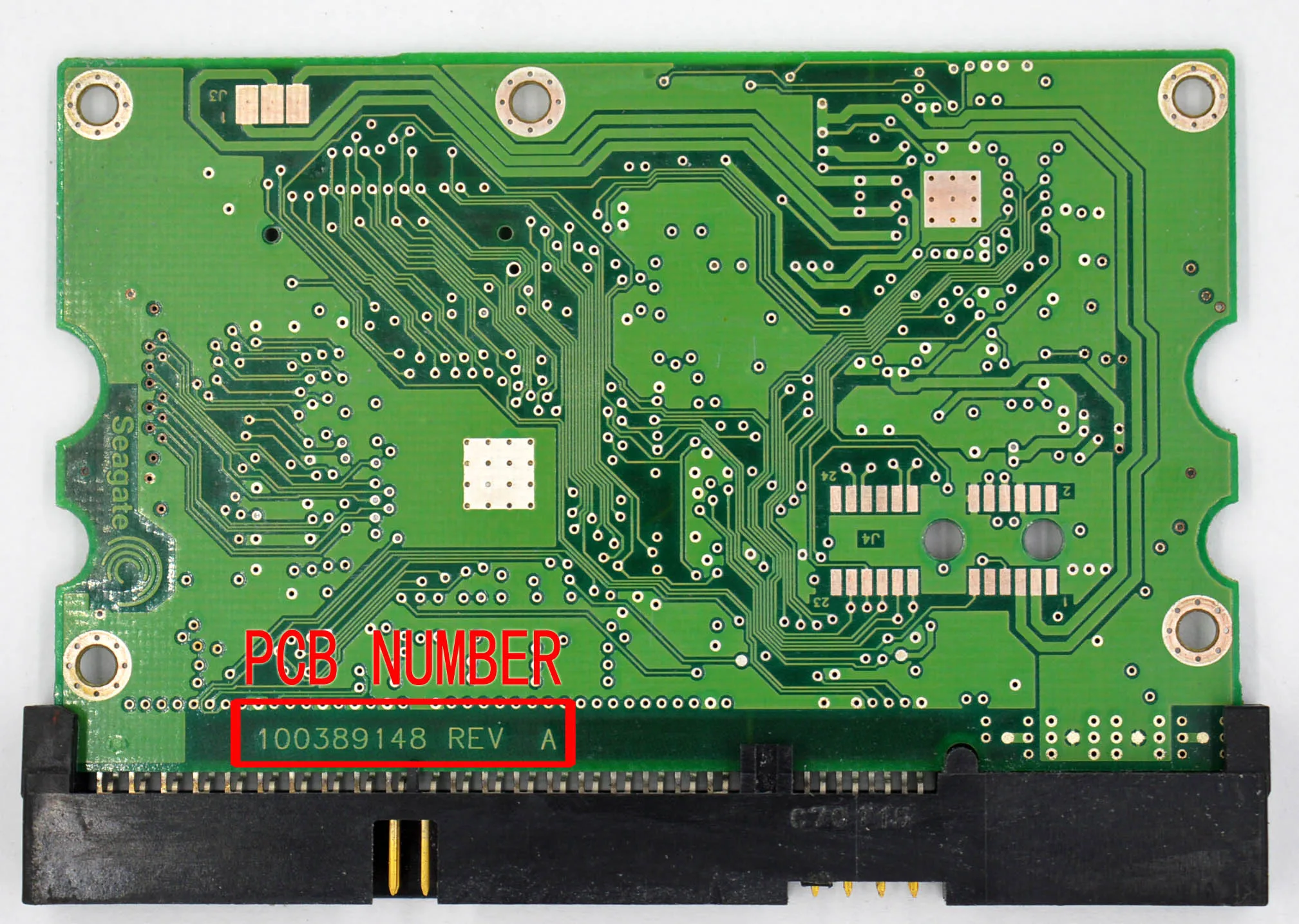 Части жесткого диска PCB Логическая плата печатная 100389148 REV A Для Seagate 100389144 100389143