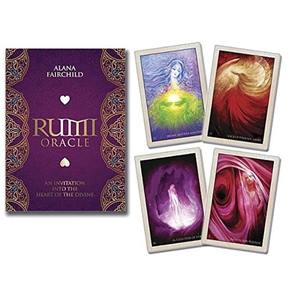 

NEW English Rumi Tarot Cards Mysterious Tarot Table Board Game Family Cards Game Tarot Oracle Cards for Fun Home Party Game
