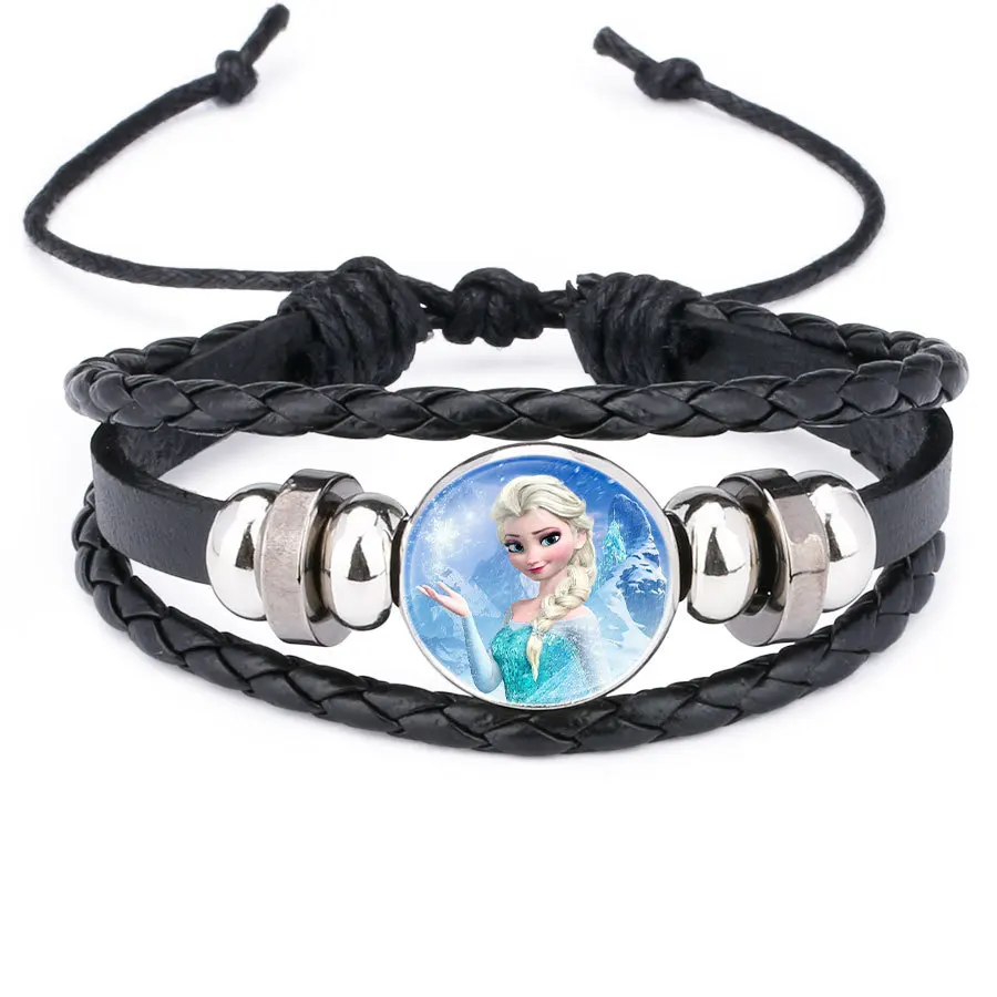 Модные Эльзы и принцессы Анны из мультфильма Холодное сердце портрет Стекло