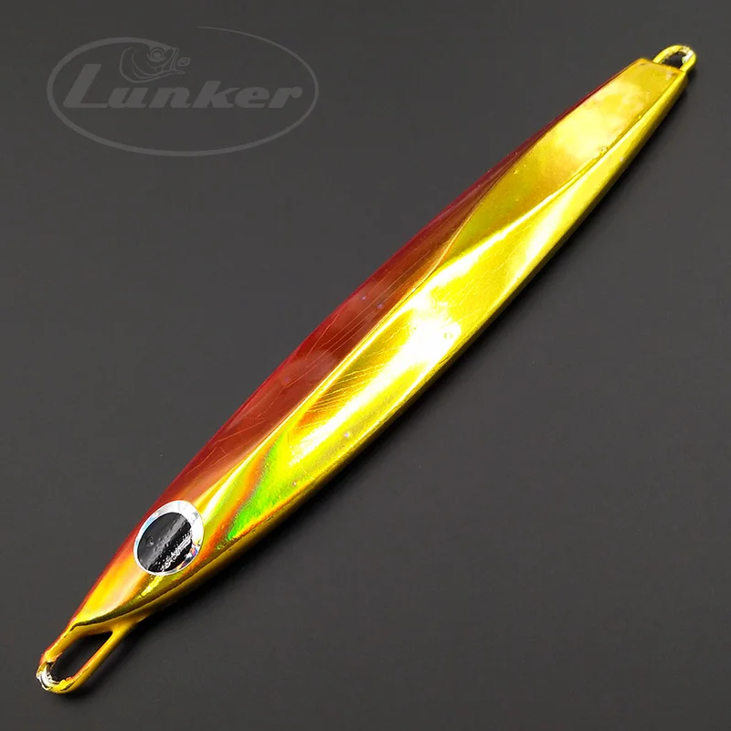 Lunker slow metal jigs blade shining 40g 60g 80g 100g 120g 150g  jigging fishing lures baits tuna deep sea saltwater