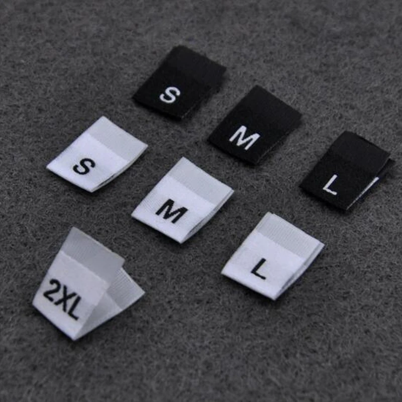 100 шт. ярлыки для размера одежды | Этикетки